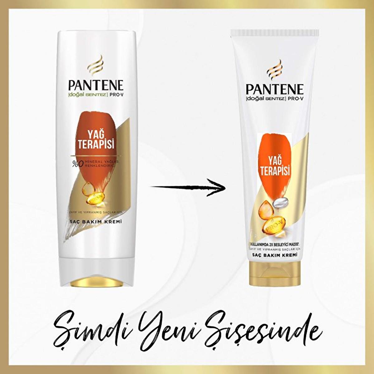 Pantene Nature Fusion Hair Care Cream - Nourishing, Repair Damaged Hair, Sustainable Packaging by Beauty Care Bag