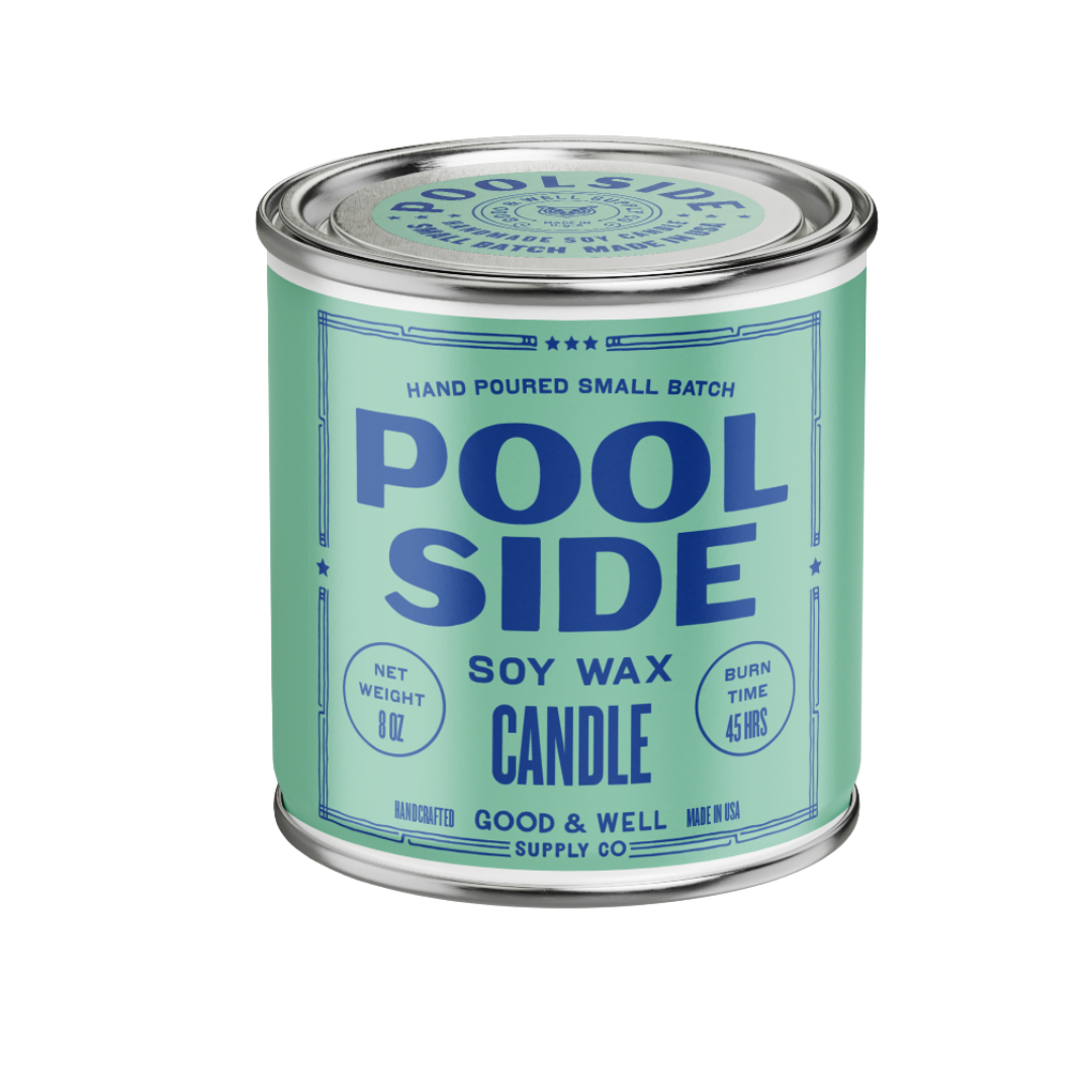 Poolside Soy Candle by Good & Well Supply Co.