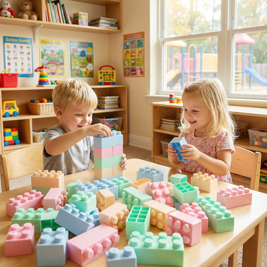 64 pcs Building Blocks for Toddlers Educational Toy by GBruno Store