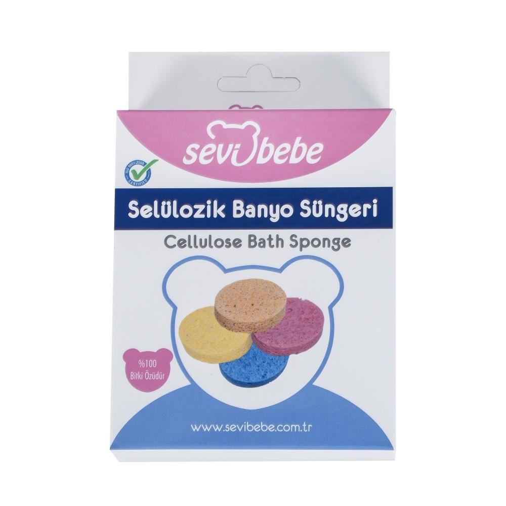 SEVI BEBE Cellulosic Bath Sponge - Blue by Beauty Care Bag
