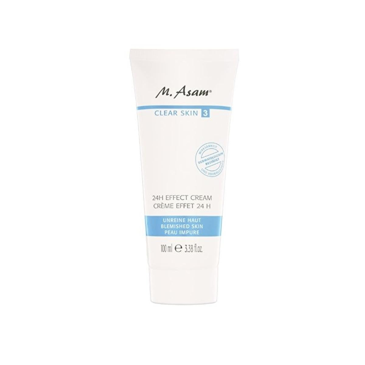 M.Asam Clear Skin 24-Hour Facial Moisturizer: Hydrate, Soften & Protect Oily, Acne-Prone Skin with Grape Seed & Tea Tree Oil - 100ml by Beauty Care Bag