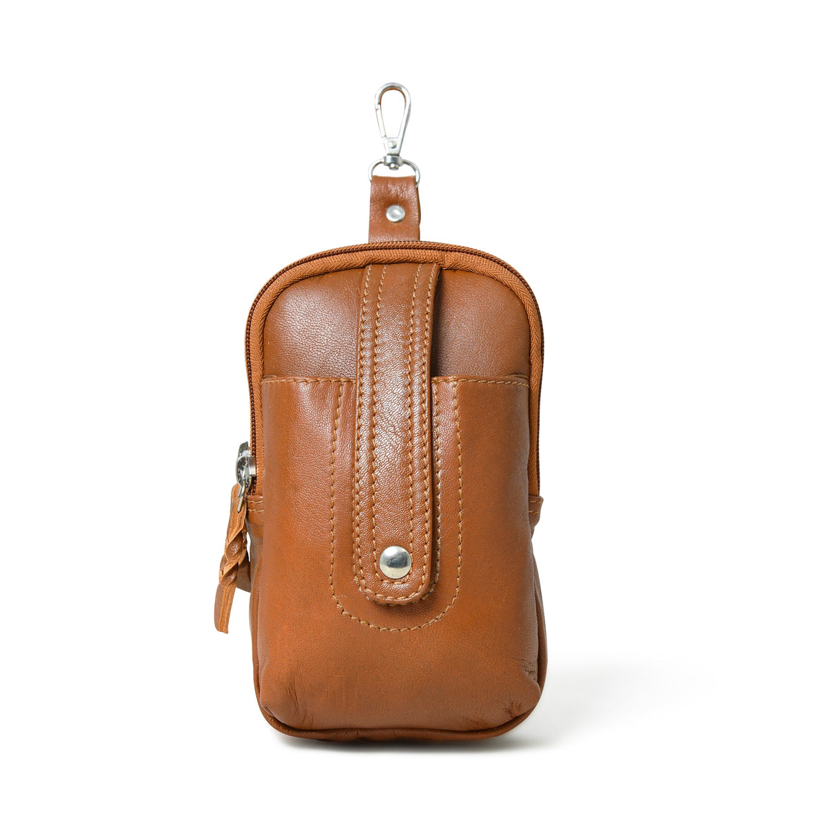 Jet-Set Organizer: Leather Phone Pouch by Classy Leather Bags