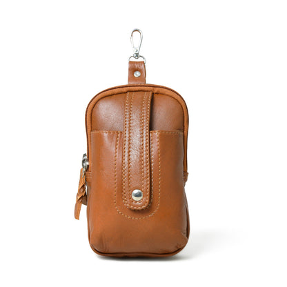 Jet-Set Organizer: Leather Phone Pouch by Classy Leather Bags
