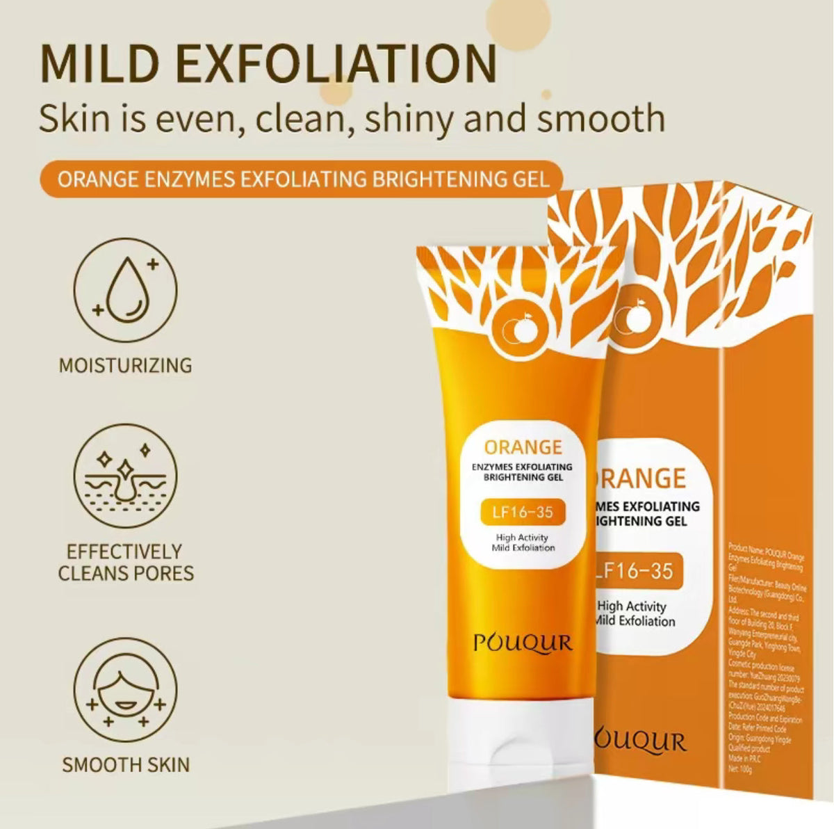 Orange Pure Exfoliator by V.I.P Digital Presence