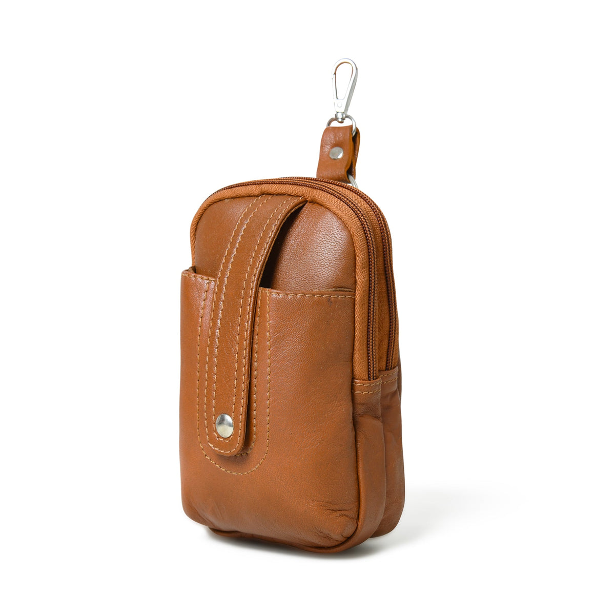Jet-Set Organizer: Leather Phone Pouch by Classy Leather Bags