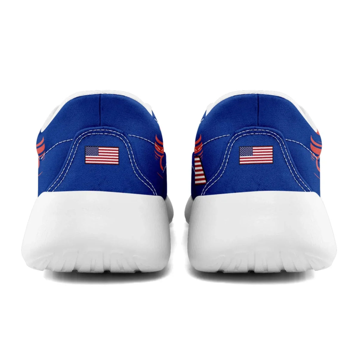 Personalized America Flag Sneakers, Custom Flag Fashion Shoes, Unisex Canvas Slip On Shoes by PatriotiCustom