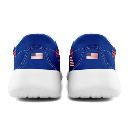 Personalized America Flag Sneakers, Custom Flag Fashion Shoes, Unisex Canvas Slip On Shoes by PatriotiCustom
