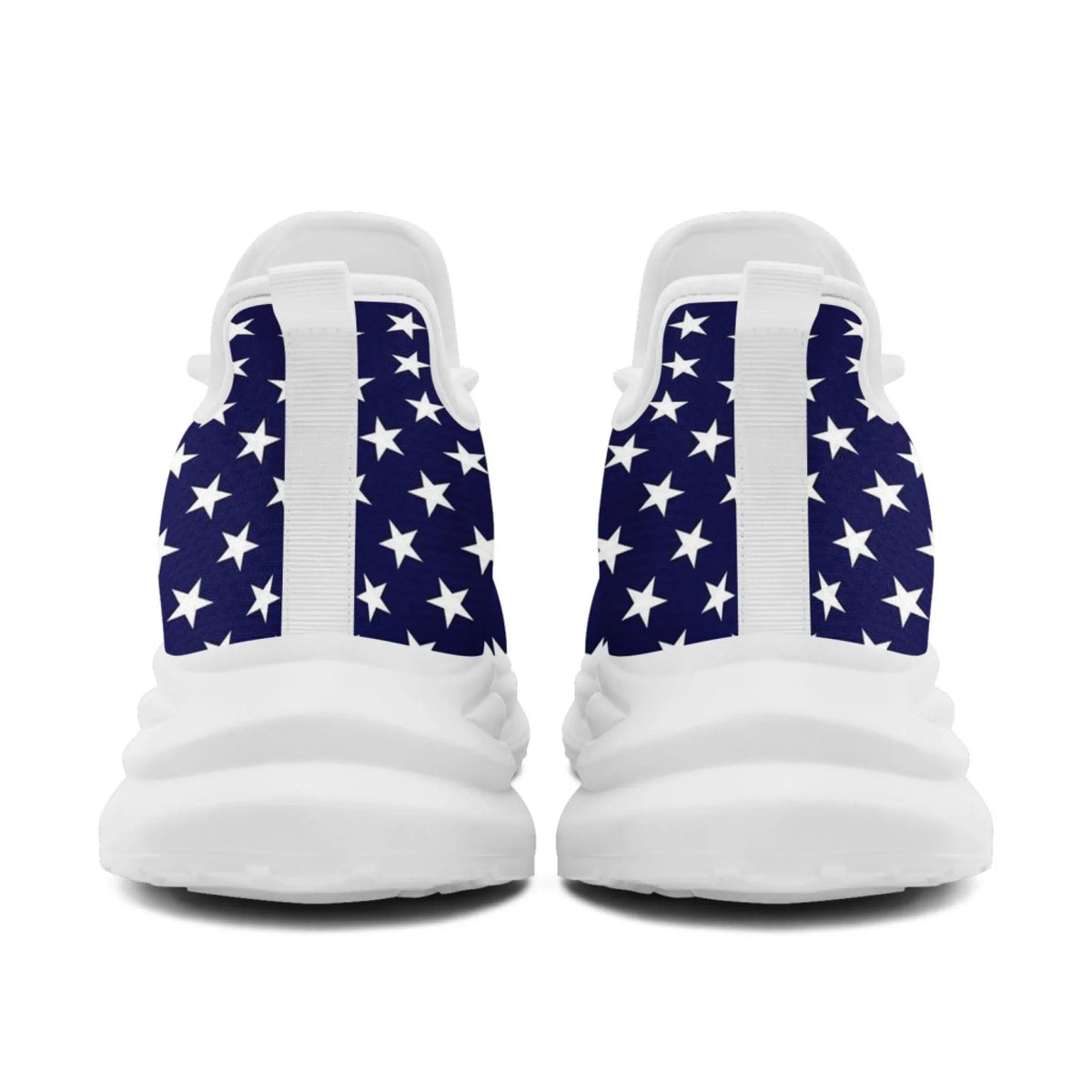 Personalized America Flag Sneakers, Custom Breathable Gym Shoes, Patriotic and Pride Walking Shoes by PatriotiCustom