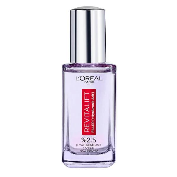 L'Oréal Paris Revitalift Filler eye serum with hyaluronic acid and caffeine, 20ml