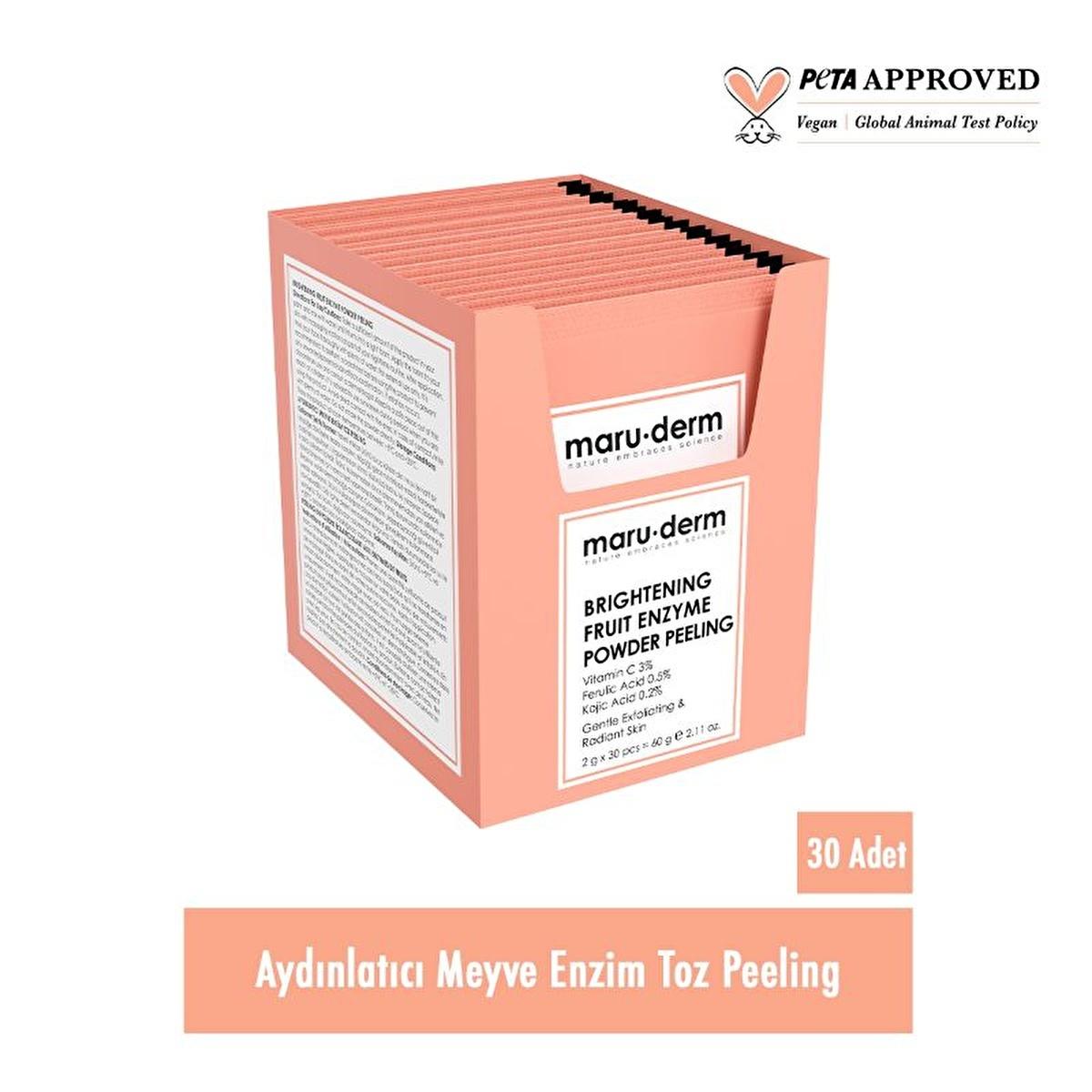 Maruderm Vitamin C Brightening Facial Exfoliating Powder: Reduce Dark Spots & Correct Uneven Skin Tone for Radiant Skin. by Beauty Care Bag