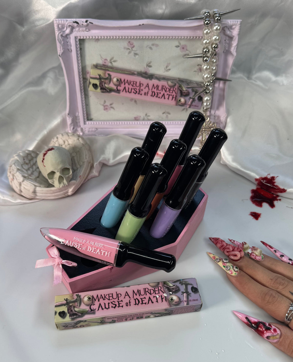 Cause of Death Pastel Collection by Makeup A Murder, INC