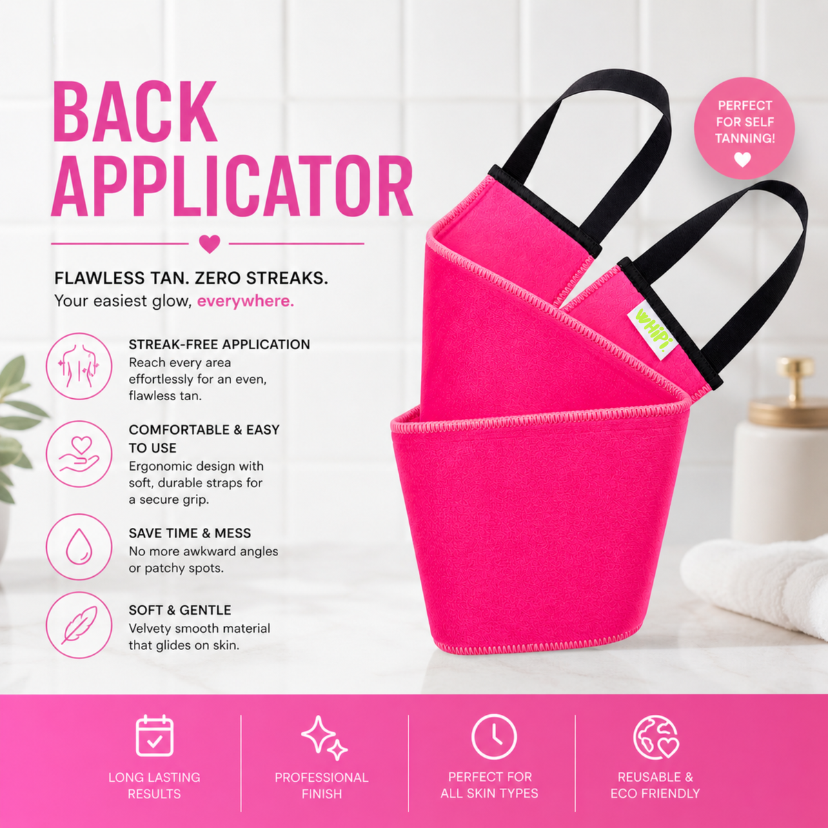 Luxe Tanning Back Applicator by Whipi Co