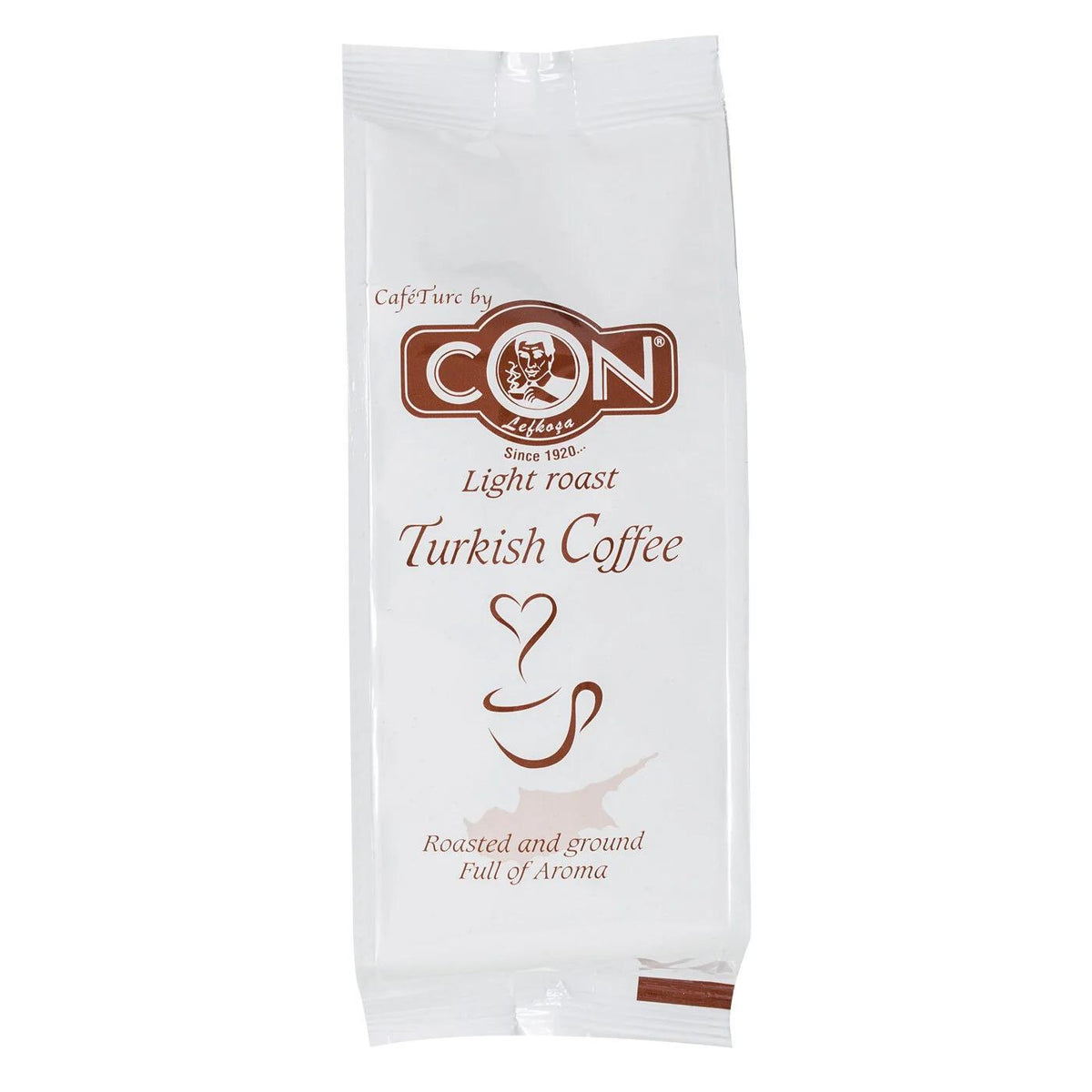 Con Cyprus Turkish Coffee Single Roasted Mild Taste 100g by Beauty Care Bag