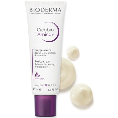 Bioderma Cicabio Arnica+ Arnica Cream for Bruises and Swelling Reduction - Natural Skin Care, 1.35 fl oz by Beauty Care Bag