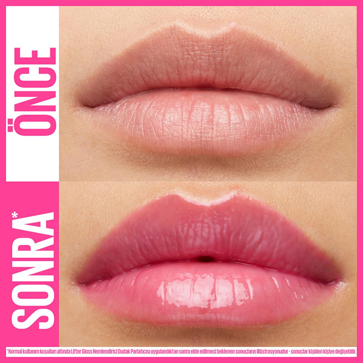 Maybelline Lifter Gloss - Moisturizing & Lifting Lip Gloss with Hyaluronic Acid, Non-Sticky Formula by Beauty Care Bag
