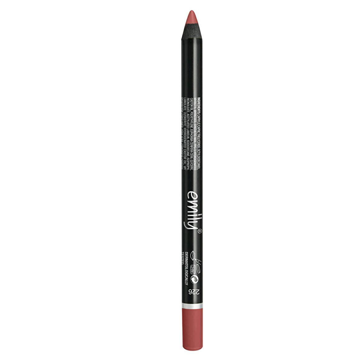 Emily long lasting lip pencil for precise lip lining