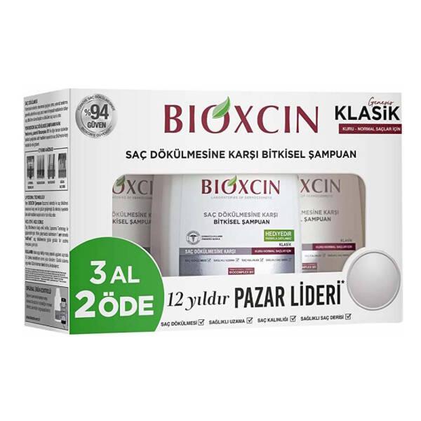 Bioxcin Anti Hair Loss Shampoo for Dry/Normal Hair - 10.14 fl oz, Herbal, pH Balanced, Clinically Tested by Beauty Care Bag