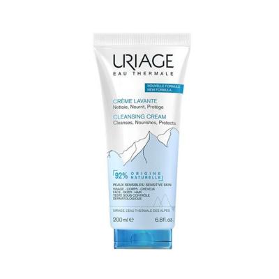 Uriage Uriage Thermal Water Cleansing Cream - Gentle, Moisturizing Skincare for Sensitive Skin, Soap-Free Cleanser for Face, Body, and Hair by Beauty Care Bag
