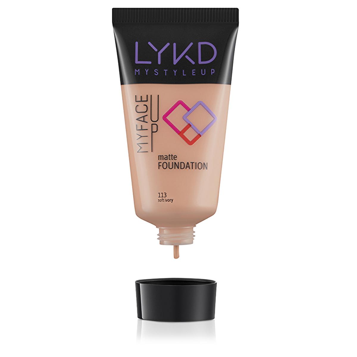 LYKD matte foundation 113 – view 3