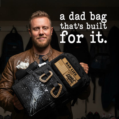 JUG 30L Dad Diaper Bag Backpack - Black by Active Doodie Gear­®