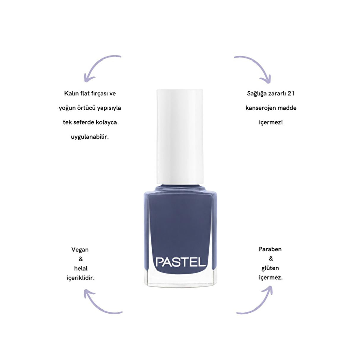 Pastel Nail Polish - Cruelty-Free Vegan Nail Polish in Vibrant Pastel Colors by Beauty Care Bag