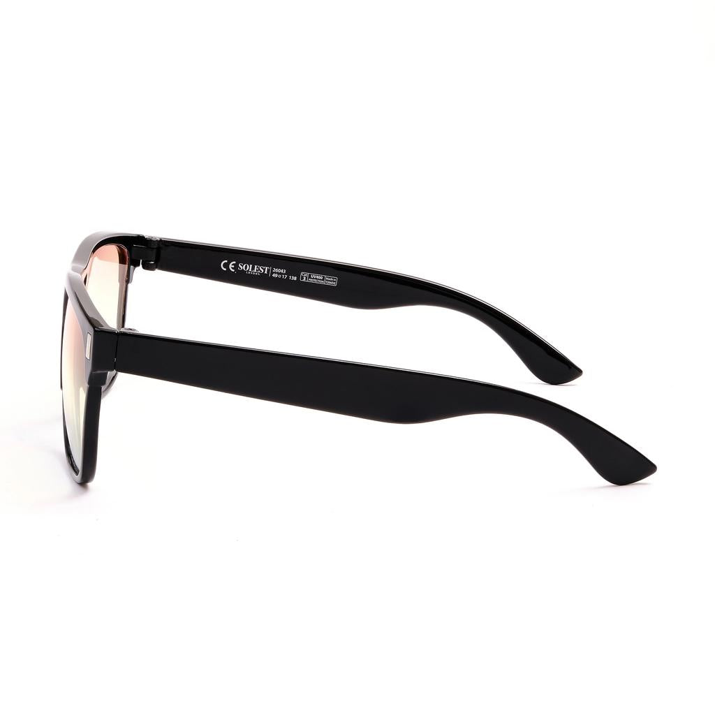 Solest London Black Unisex Sunglasses 26043 by Beauty Care Bag