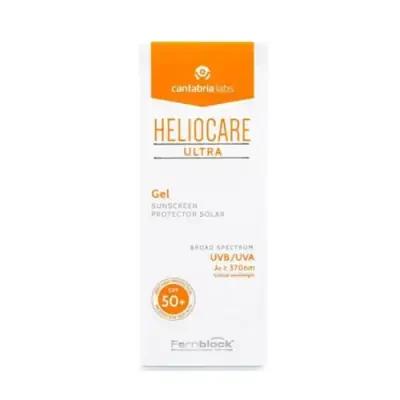 Heliocare Sunscreen Gel Cream SPF 50+ - Waterproof, Non-Comedogenic, Antioxidant Protection by Beauty Care Bag