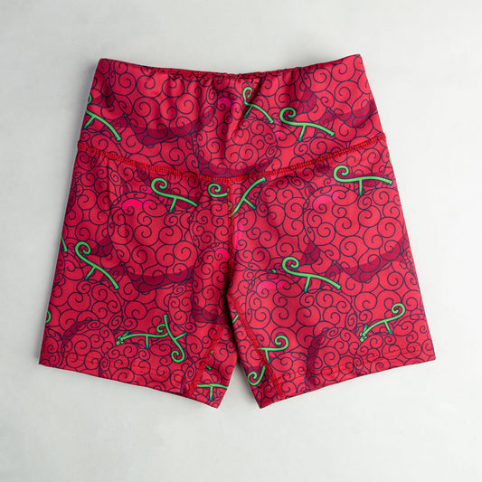 Op Op women's compression shorts with sublimated design