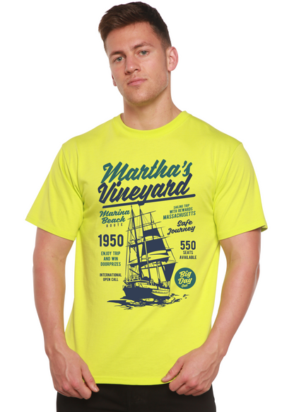 Martha's Vineyard men's bamboo graphic T-shirt – view 2
