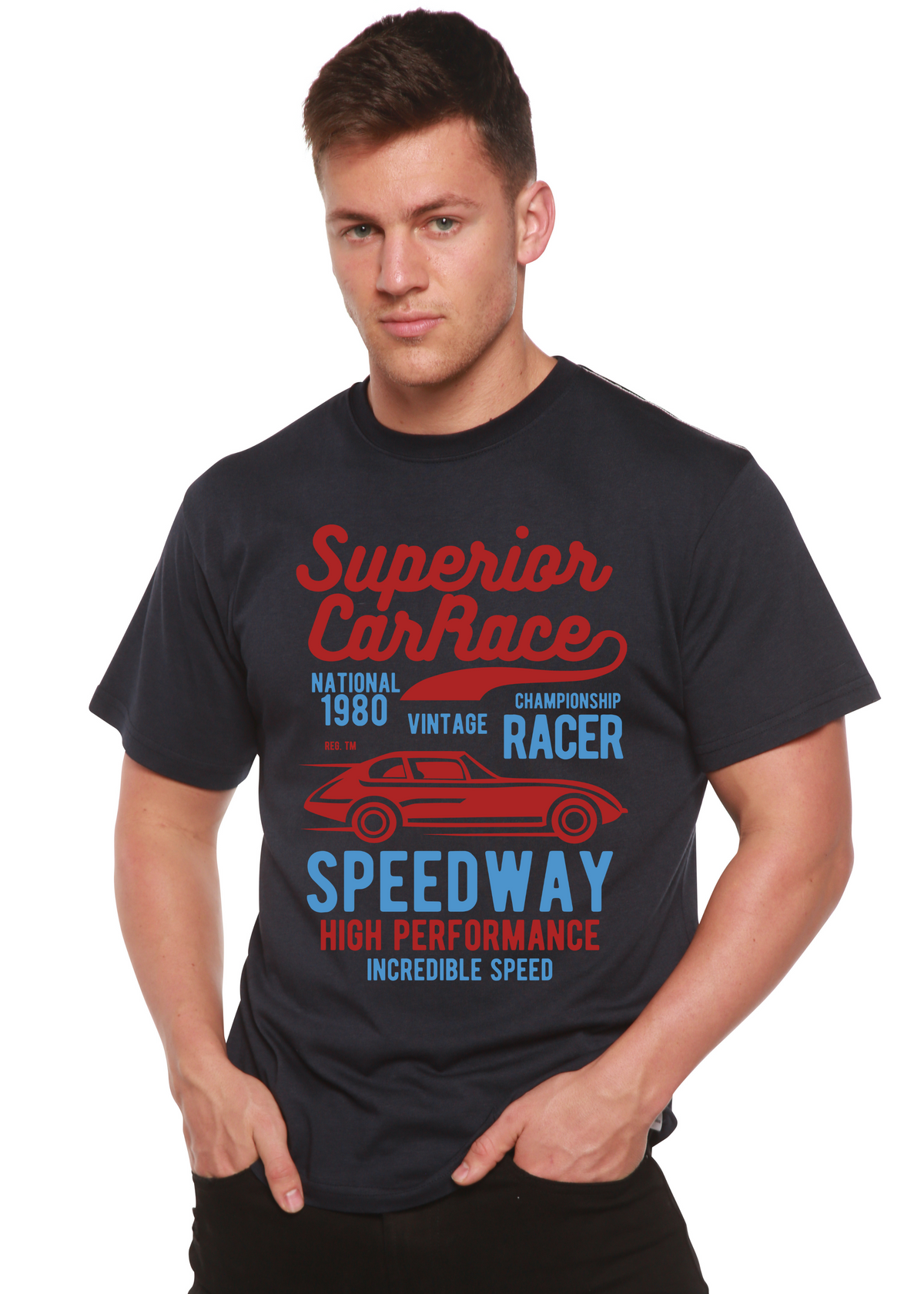 Superior Car men's bamboo graphic T-shirt – view 7