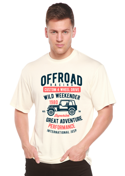 Off Road Racing men's short sleeve graphic T-shirt in bamboo viscose and organic cotton