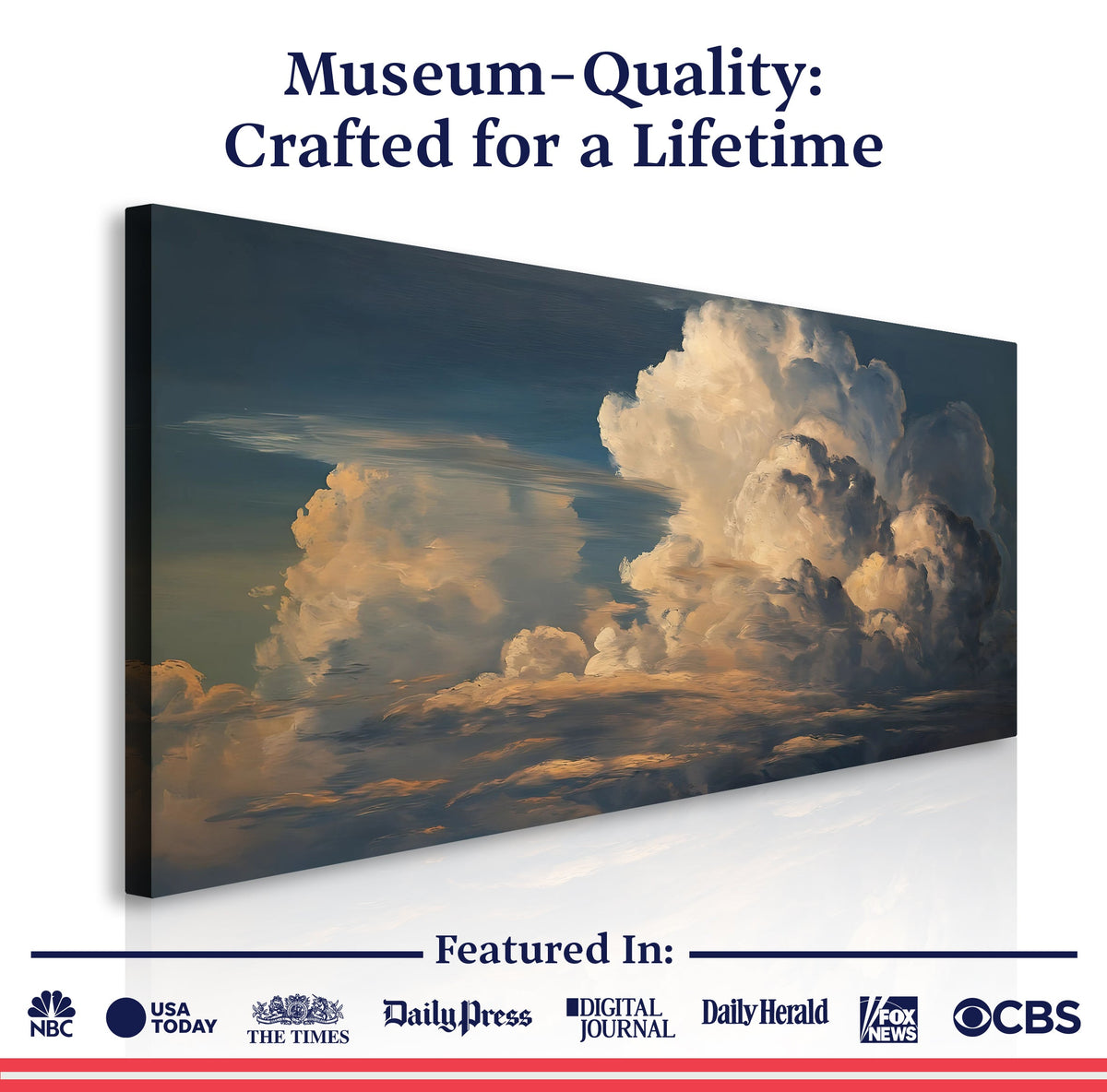 Cloud Wall Art by Tailored Canvases