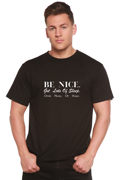 Be Nice men's bamboo graphic T-shirt – view 7