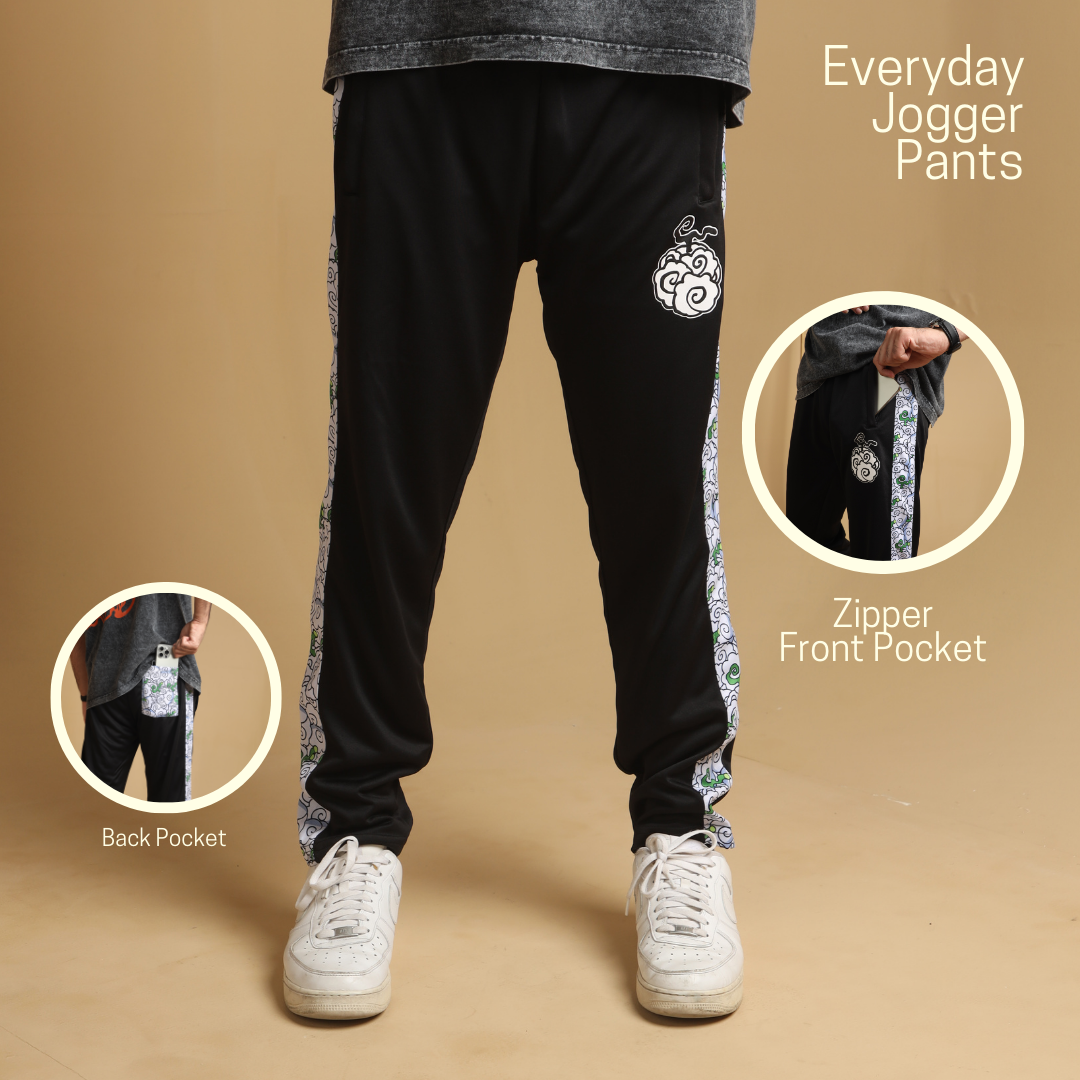 Smoke Smoke performance joggers with sublimated side stripe