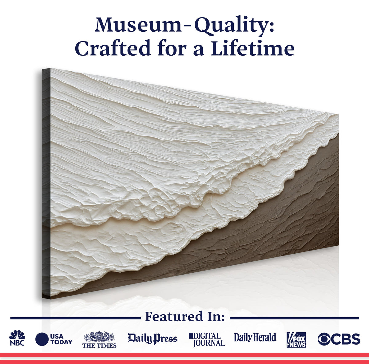 Waves Abstract Wall Art by Tailored Canvases