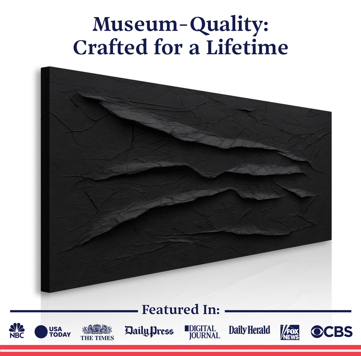 Modern Abstract Minimalist Wall Art IV by Tailored Canvases