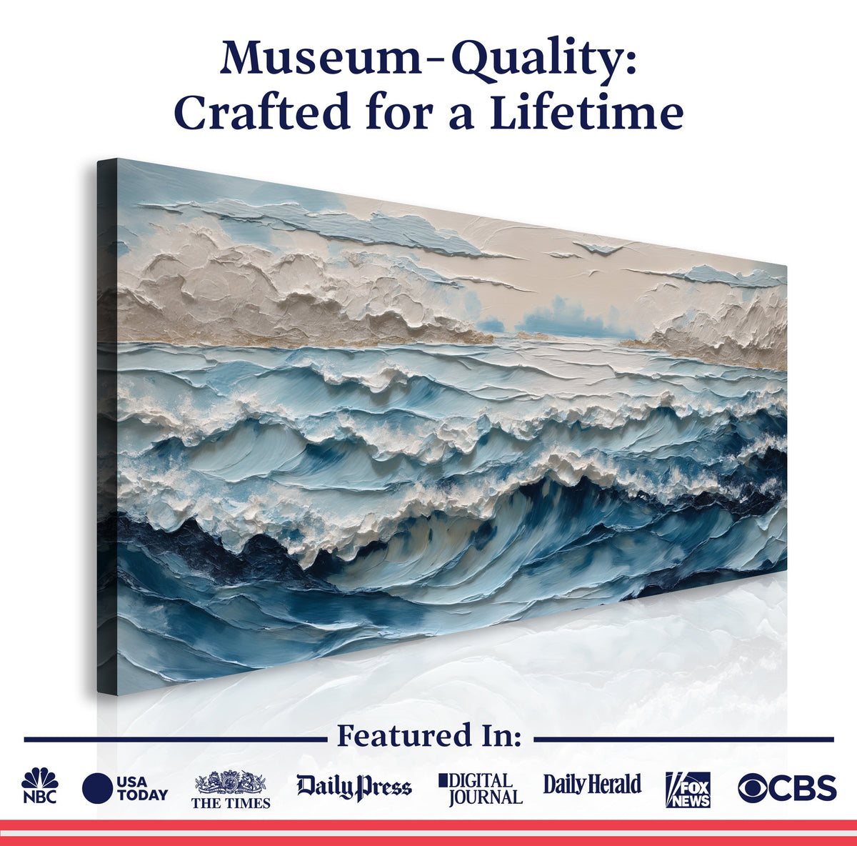Ocean Embrace Wall Art by Tailored Canvases