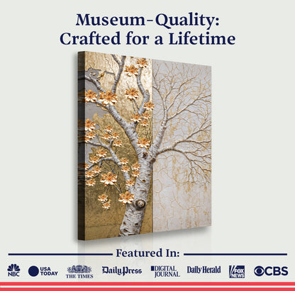 Ivory Seasons Wall Art by Tailored Canvases
