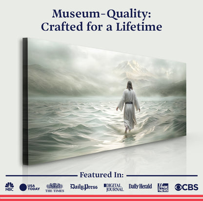 Walking on Water - Faith Wall Art VIII by Tailored Canvases