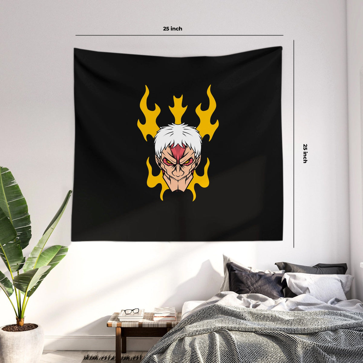 Small 25 x 25 inch wall tapestry – view 2