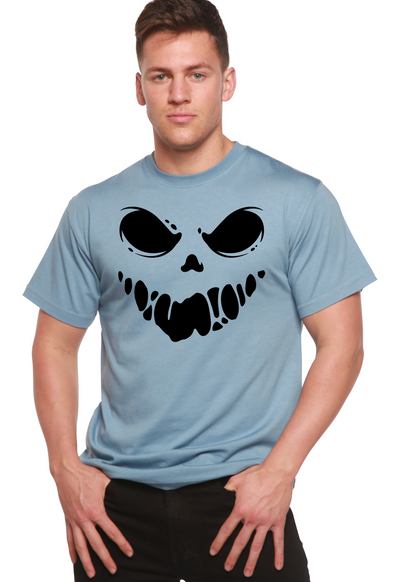 Halloween Boo men's bamboo graphic T-shirt – view 7
