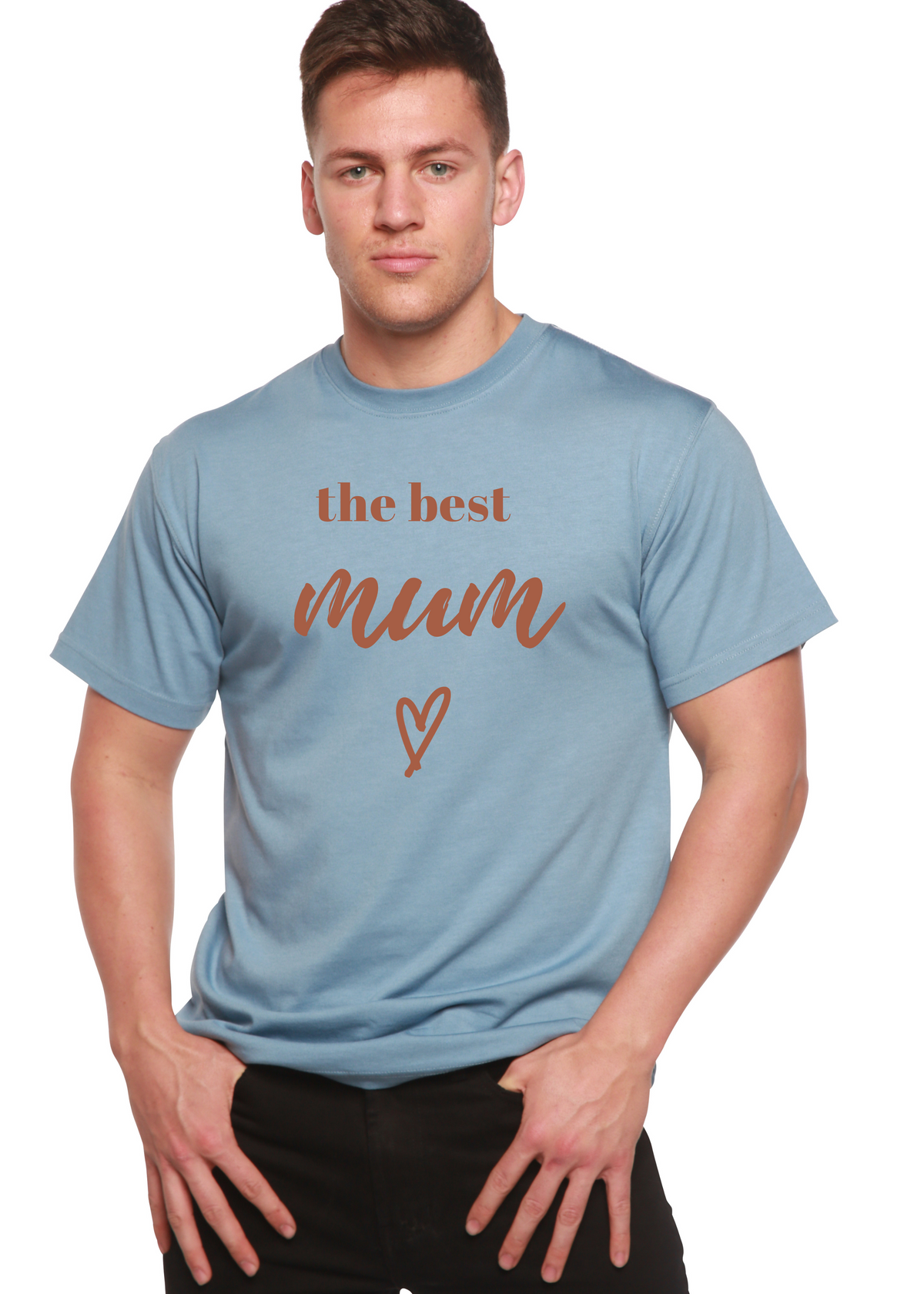 The Best Mum unisex bamboo graphic T-shirt – view 10