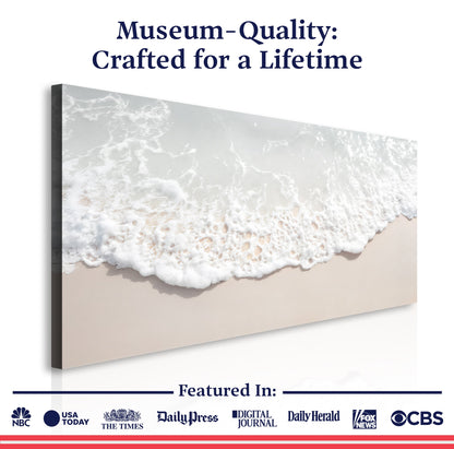 Sandy Waves Wall Art by Tailored Canvases