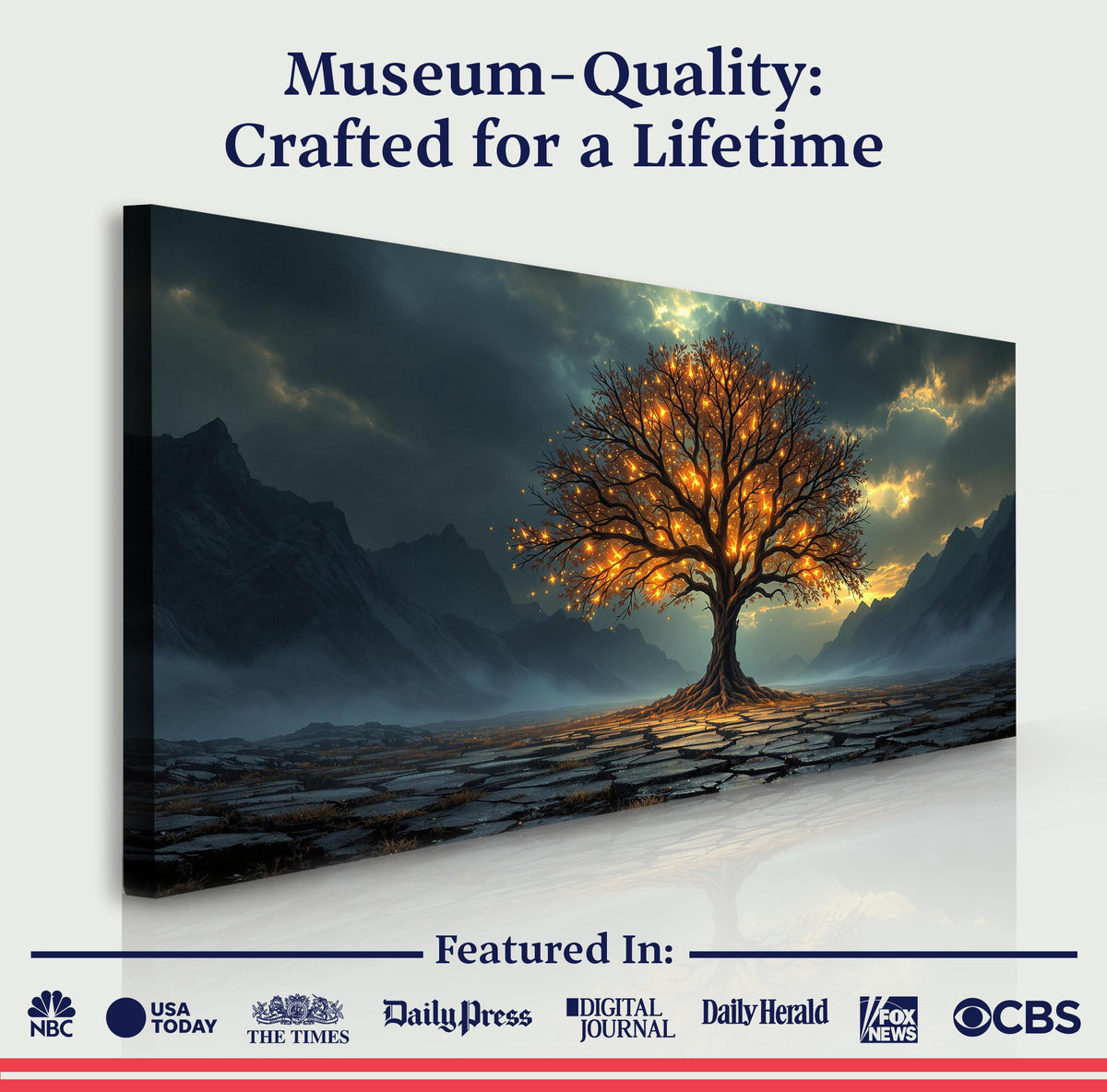 Burning Bush - Faith Wall Art XI by Tailored Canvases