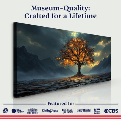 Burning Bush - Faith Wall Art XI by Tailored Canvases