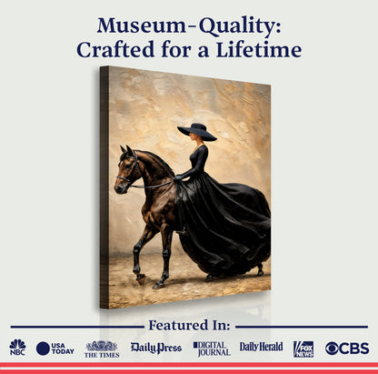 Elegant Equestrian Wall Art by Tailored Canvases
