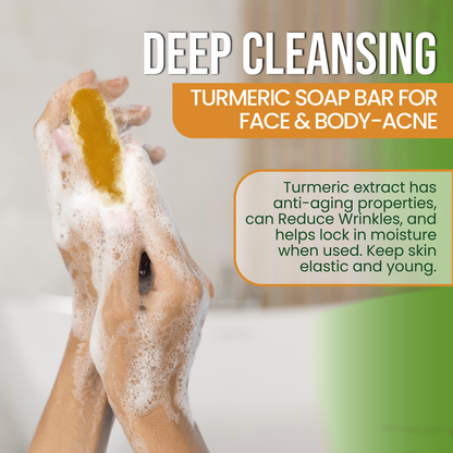 AMVital Turmeric Soap Bar for Face & Body by AMVital