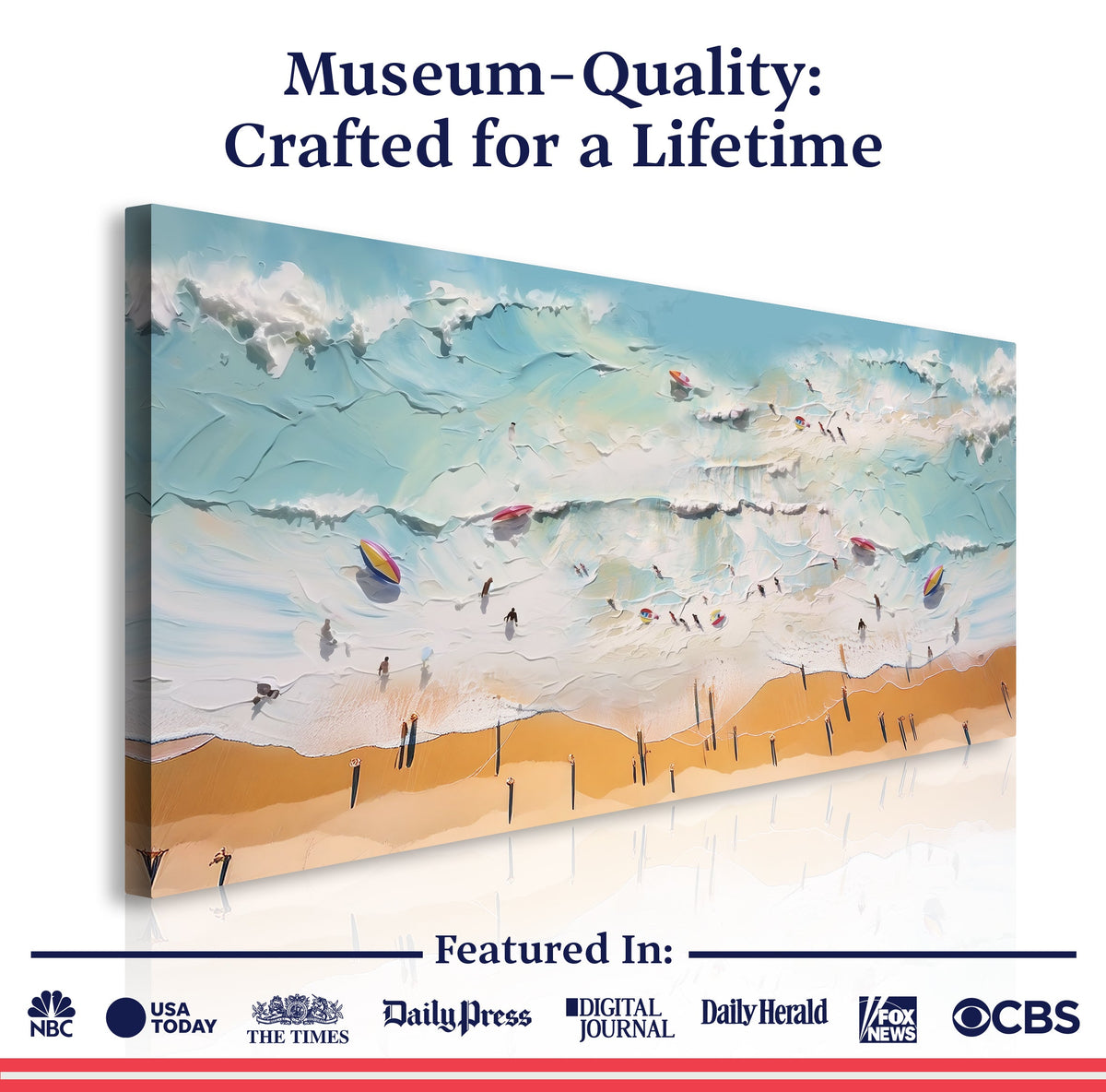 Beach Days Wall Art VI by Tailored Canvases
