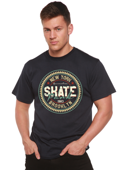 New York Skate Punk men's bamboo graphic T-shirt – view 2
