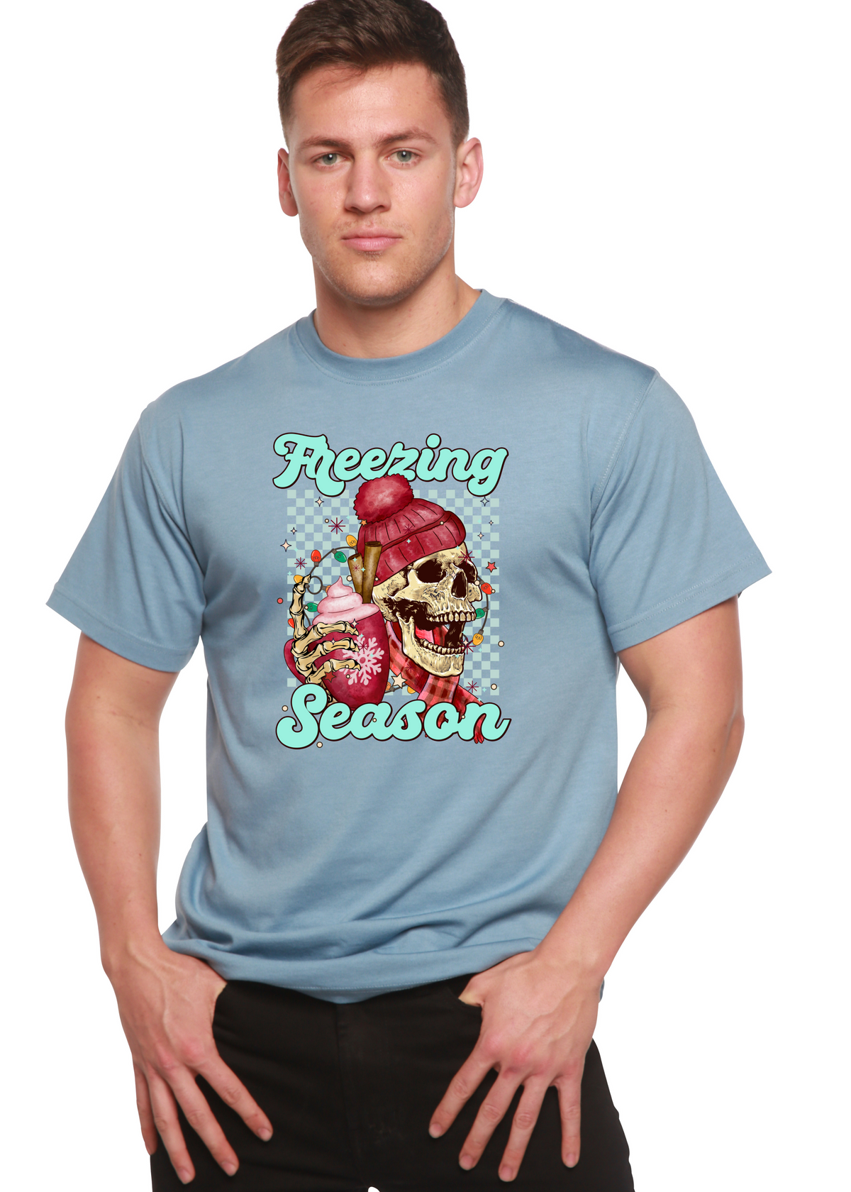 Freezing Season unisex bamboo graphic T-shirt – view 10
